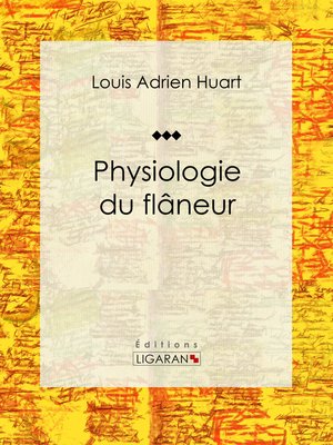 cover image of Physiologie du flâneur